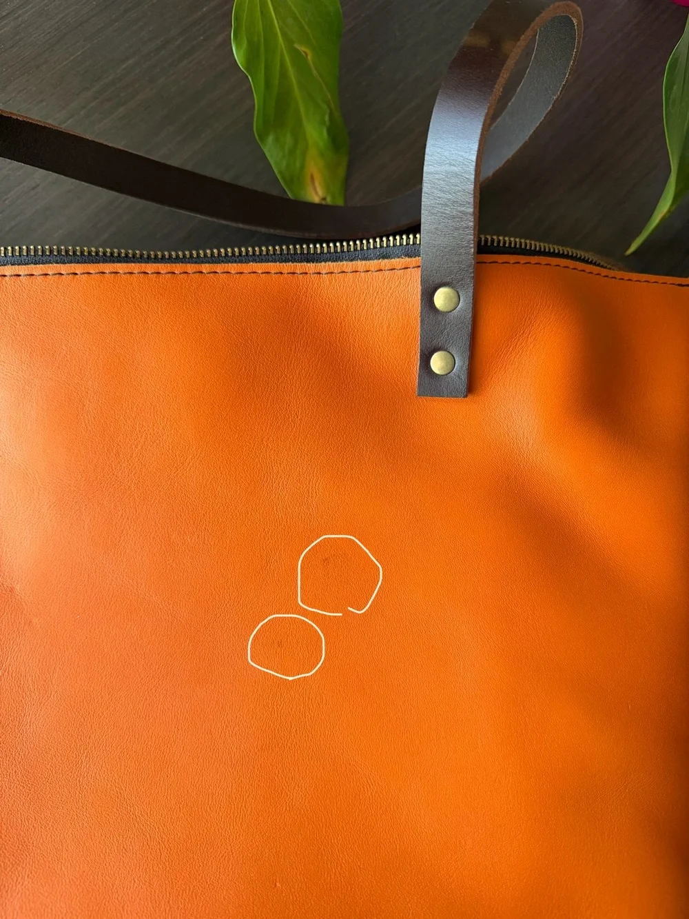 Portland Leather Satsuma Large Zip Tote